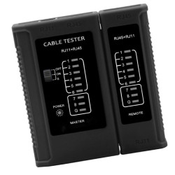 W-star Tester UTP WS468BK, RJ45, RJ11, STP, Cat5e, Cat7, celočierny