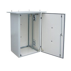 Rack termoizolovaný LC-07 24U 700x600, RAL 7035 s vent. pravá bočnica