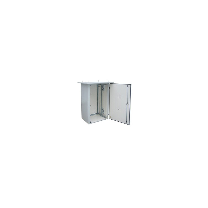 Rack termoizolovaný LC-07 24U 700x600, RAL 7035 s vent. pravá bočnica