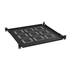 Polica 19'' 450mm pevná BK úchyt prednej aj zad.lišty