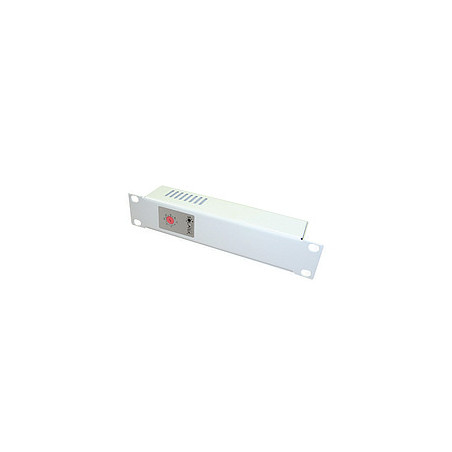 Termostatická jednotka 1U bimetalová pre kúrenie RAL 7035 do 19'' líšt, BTR-10-H-G