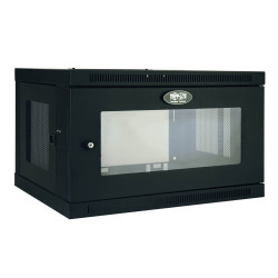 Tripplite Skriňa SmartRack 6U, Mini Rack, hĺbka pre prepínače, presklené dvere, montáž na stenu