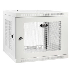 Tripplite Skriňa SmartRack 9U, Mini Rack, hĺbka pre prepínače, montáž na stenu, biela