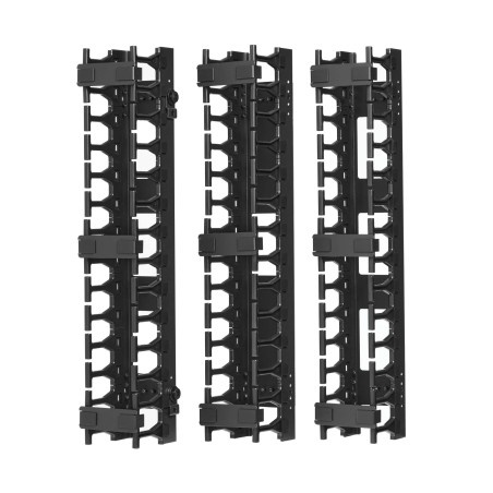Tripplite Kabelový manažér vert. SmartRack 3'' (7.62cm), káblový kanál s výrezmi pre káble