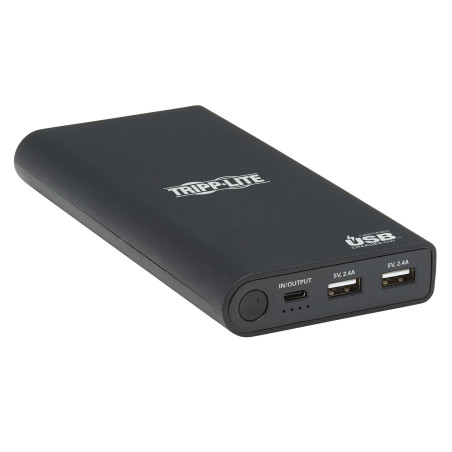 Tripplite Power Bank, prenosná nabíjačka, 1x USB-C PD, 2x USB-A, 20100mAh, Li-Ion, USB-IF, čierna