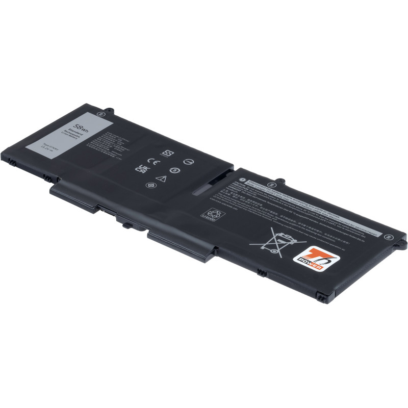 Batéria T6 Power Dell Latitude 5330, 5430, 5530, 7330, 7430, 7530, 3815mAh, 58Wh, 4cell, Li-pol