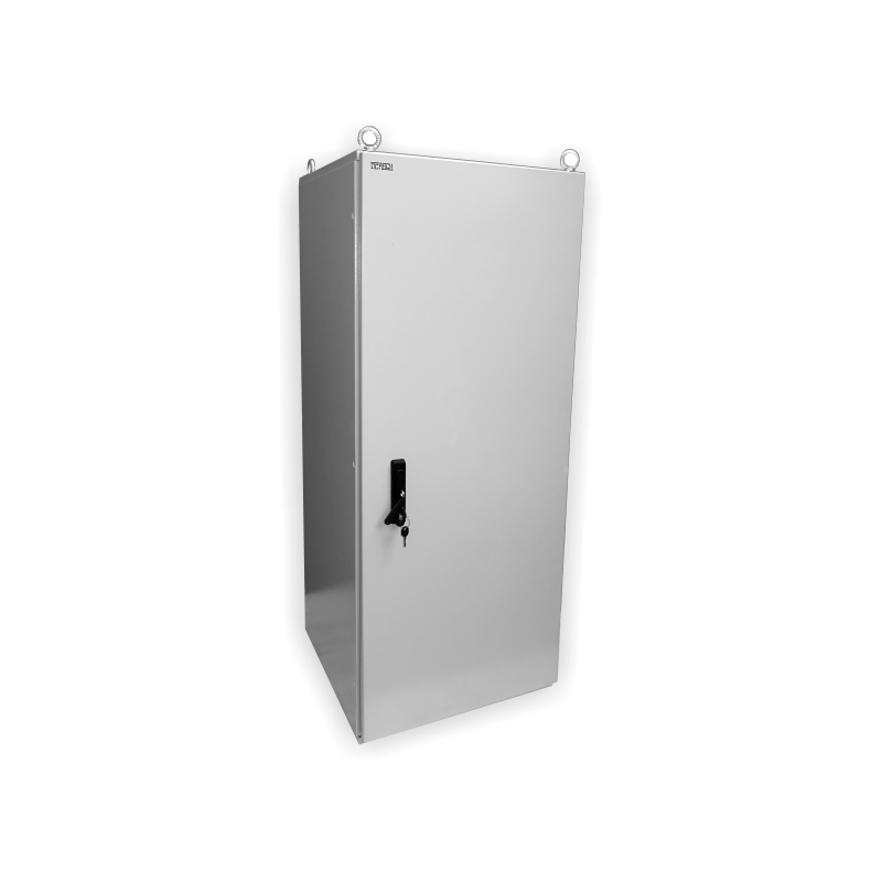 19'' vonkajší rozvádzač IP55 30U/600mm plech.dvere, 3-bod.zámok