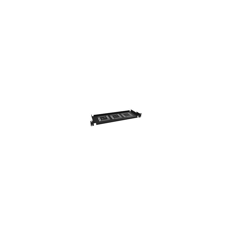 Polica 19'' 150mm ukladacie plato BK úchyt vpredu