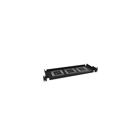 Polica 19'' 150mm ukladacie plato BK úchyt vpredu