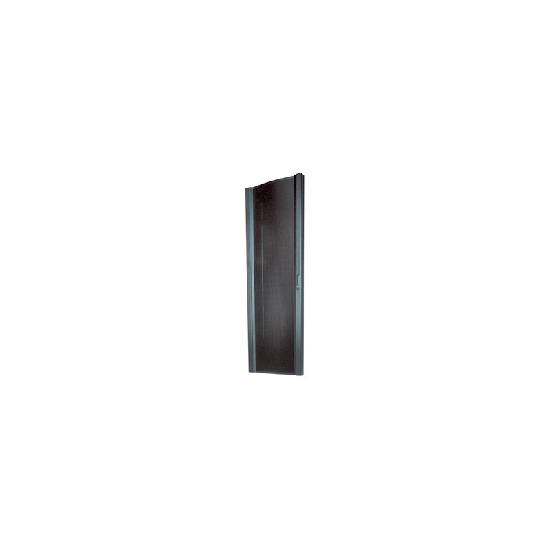 42U CURVED FRONT DOOR BLACK