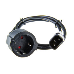 Sieťový kábel pre výstup UPS - redukcia PC konektor