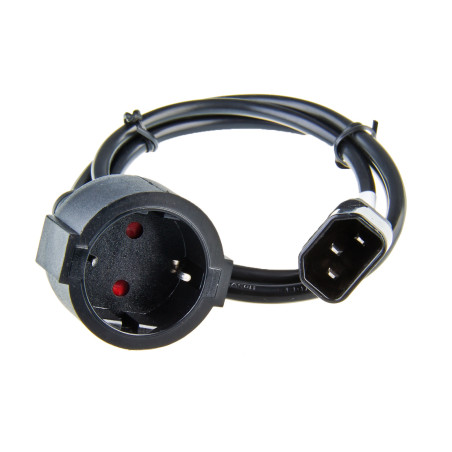 Sieťový kábel pre výstup UPS - redukcia PC konektor