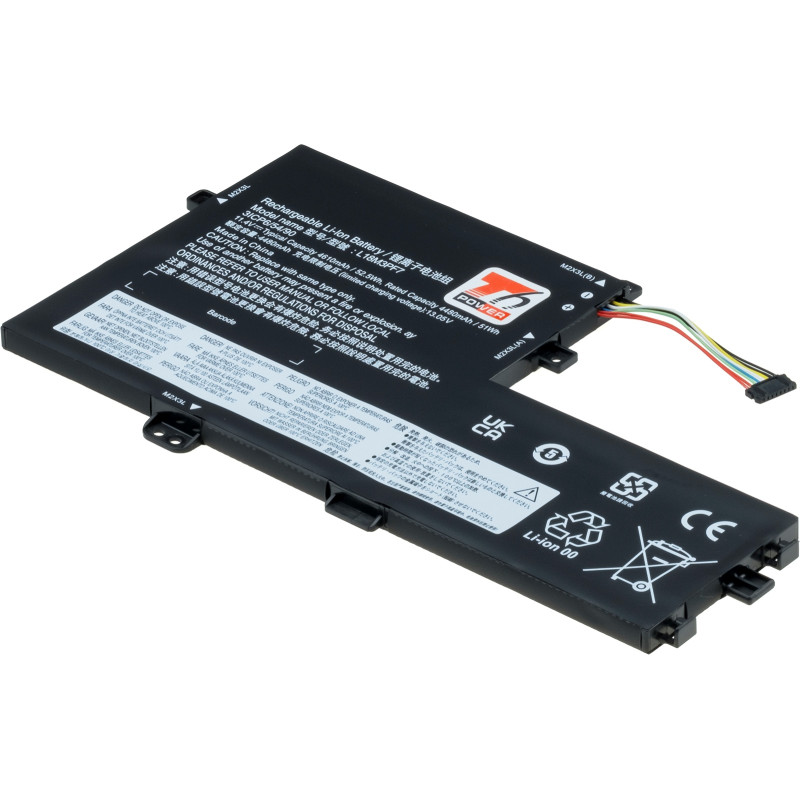 Batéria T6 Power Lenovo IdeaPad C340-15IWL, S340-14IML, S340-14IML, 4610mAh, 52,5Wh, 3cell, Li-poly
