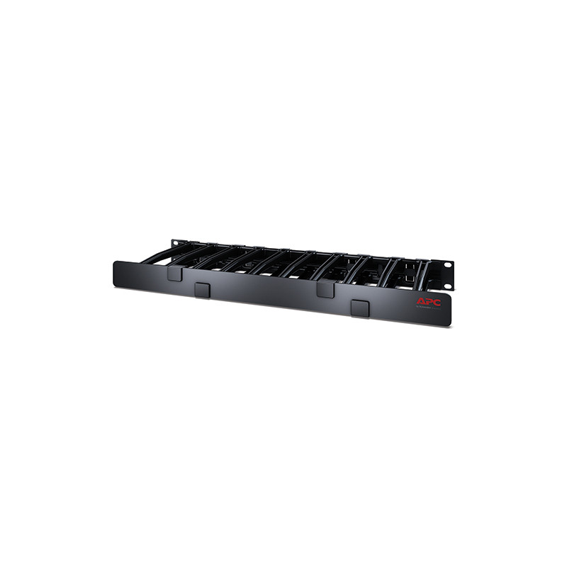 1U Horizontal Cable Manager, 6'' deep, Single-Sided