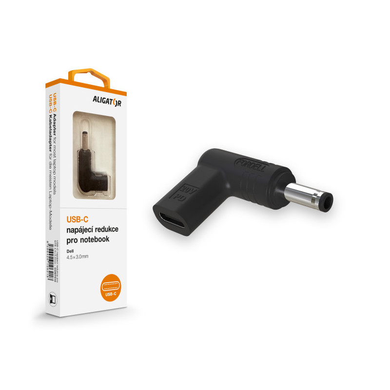 Aligator USB-C napájacia redukcia 4,5 x 3,0 mm pre notebooky Dell
