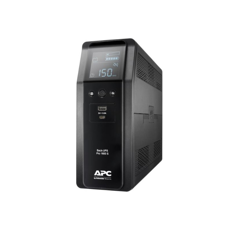 APC Back UPS Pro BR 1600VA, Sinewave, 8 Outlets, AVR, LCD interface