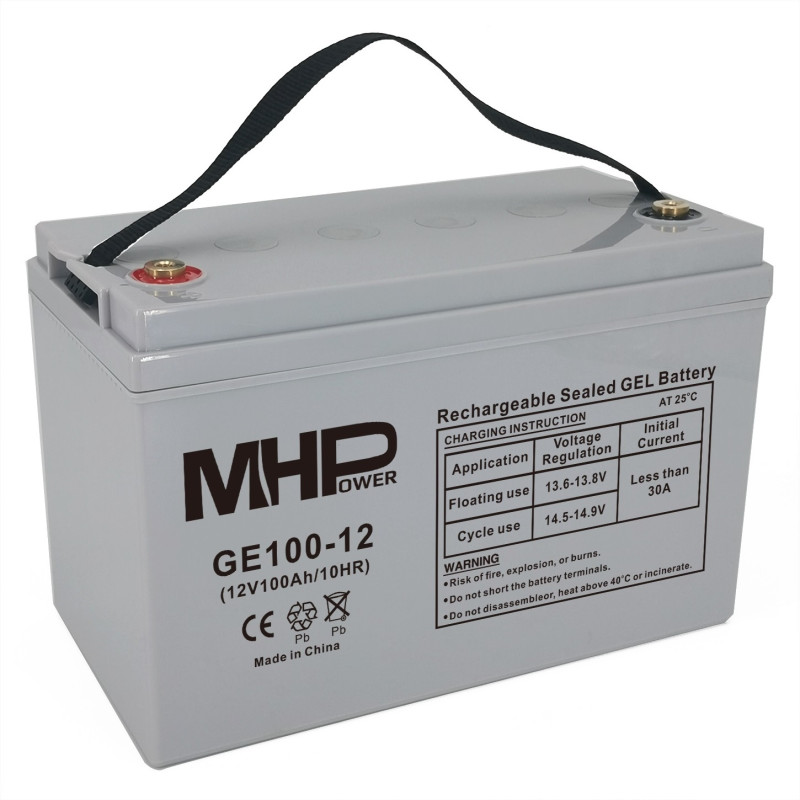 MHPower GE100-12 Gélový akumulátor 12V/100Ah
