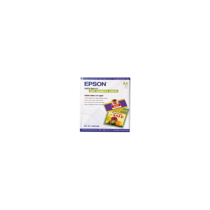 EPSON A4,Photo Quality Inkjet P. samolepiaci (10ks)