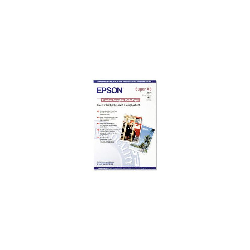 EPSON A3+, Premium Semigloss Photo Paper (20listov)