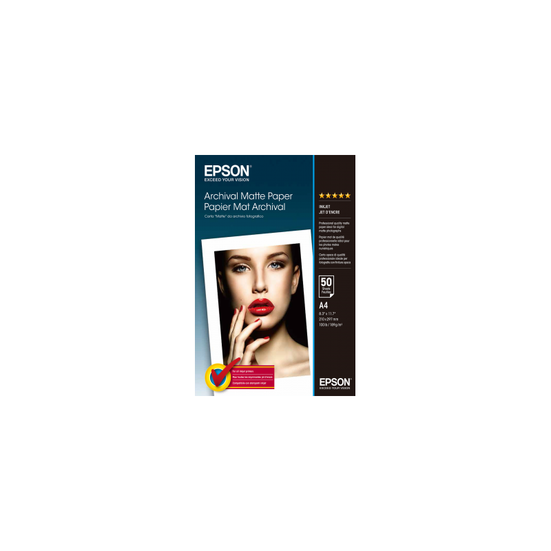 EPSON A4, Archival Matte Paper (50listov)