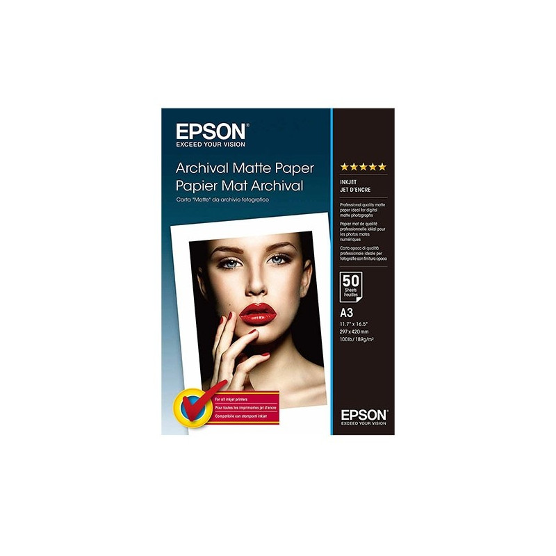 EPSON A3, Archival Matte Paper (50listov)