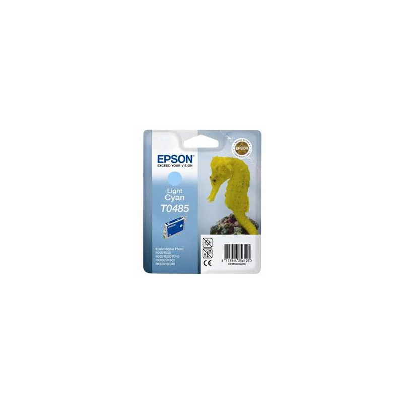 EPSON Ink ctrg Light Cyan RX500/RX600/R300/R200 T0485