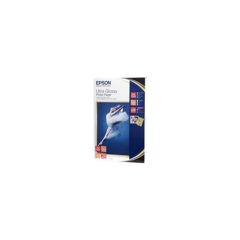 EPSON Ultra Glossy Photo Paper 10x15,300g (20listov)