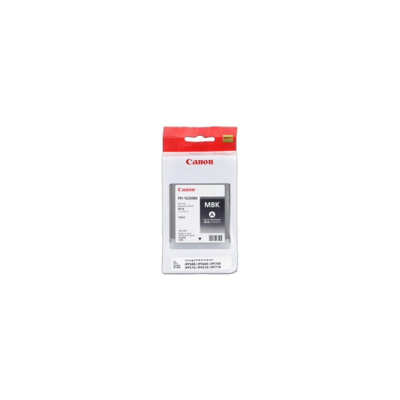 CANON INK PFI-102 MATTE BLACK iPF-500, 600, 700