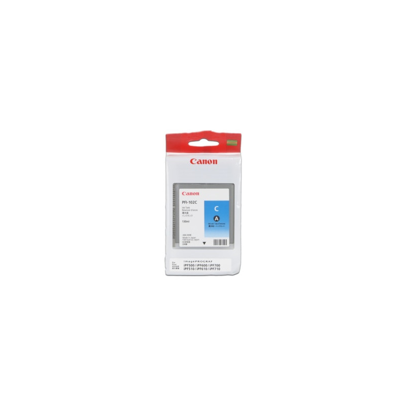CANON INK PFI-102 CYAN iPF-500, 600, 700