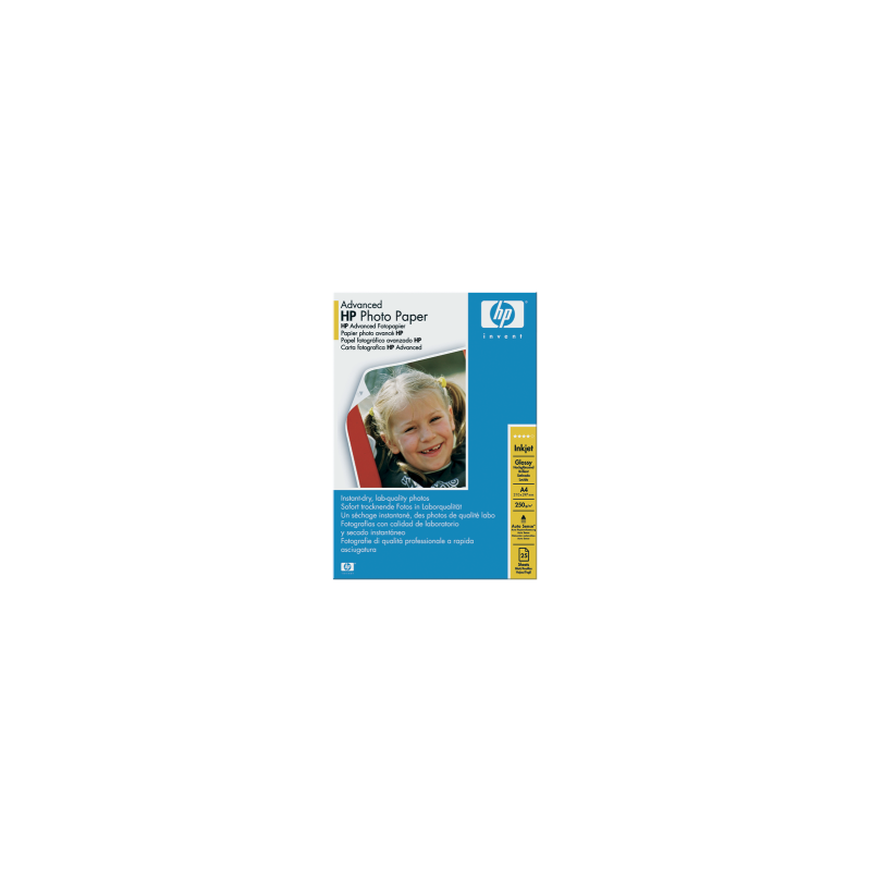 HP Advanced Glossy Photo Paper, A4, 25ks, 250g/m2