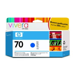 HP no 70 modrá atramentová kazeta, C9458A