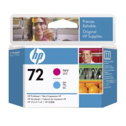 HP no 72 - purpurová a azúrová tlač. hlava, C9383A