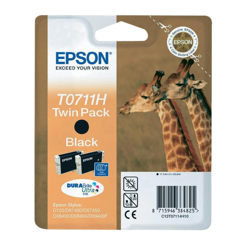 High Capacity Black (2x čierna) (T0711H)