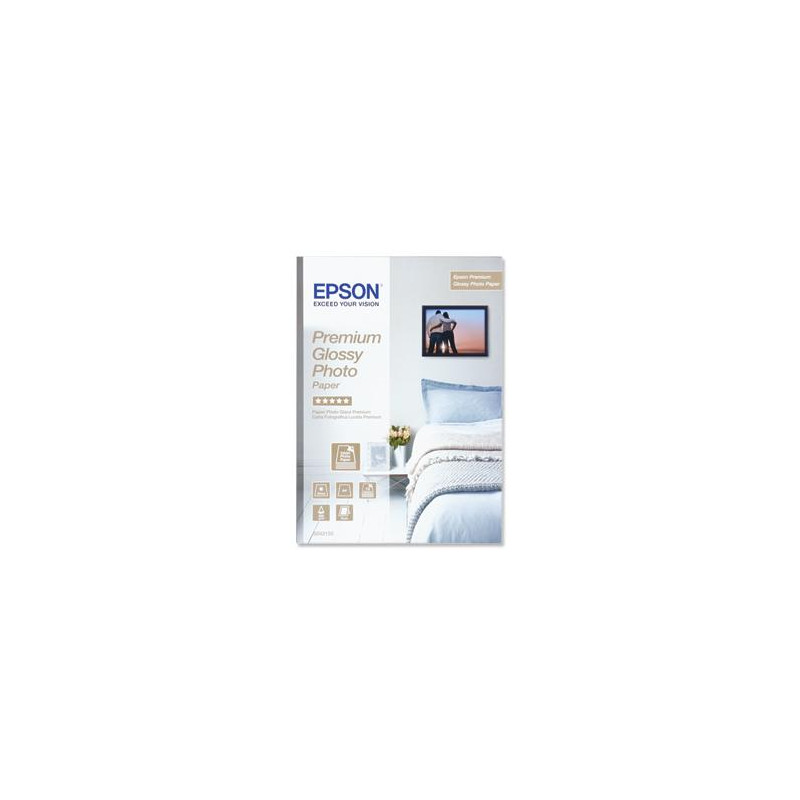 EPSON Premium Glossy Photo Paper A4 15 listov