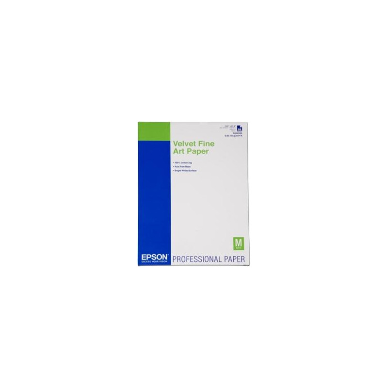 Velvet Fine Art Paper, DIN A2, 260g/m2, 25 listov