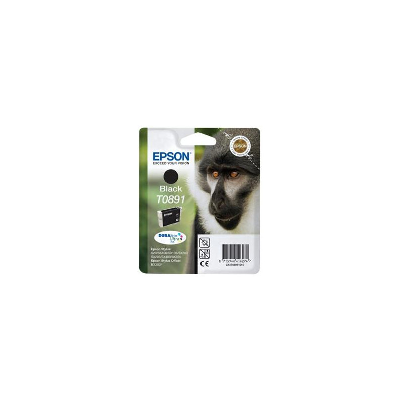 EPSON Black Ink Cartridge SX10x 20x 40x (T0891)