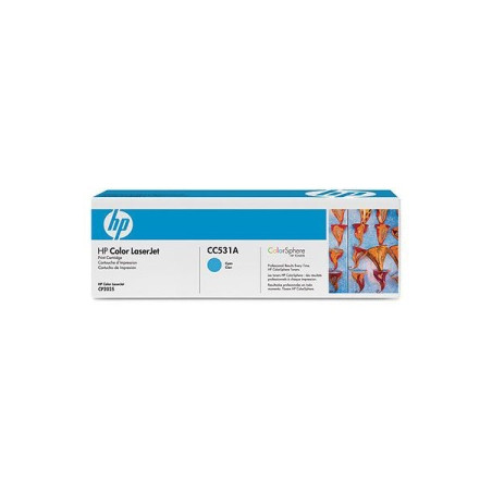 HP tlačová kazeta azúrová, CC531A