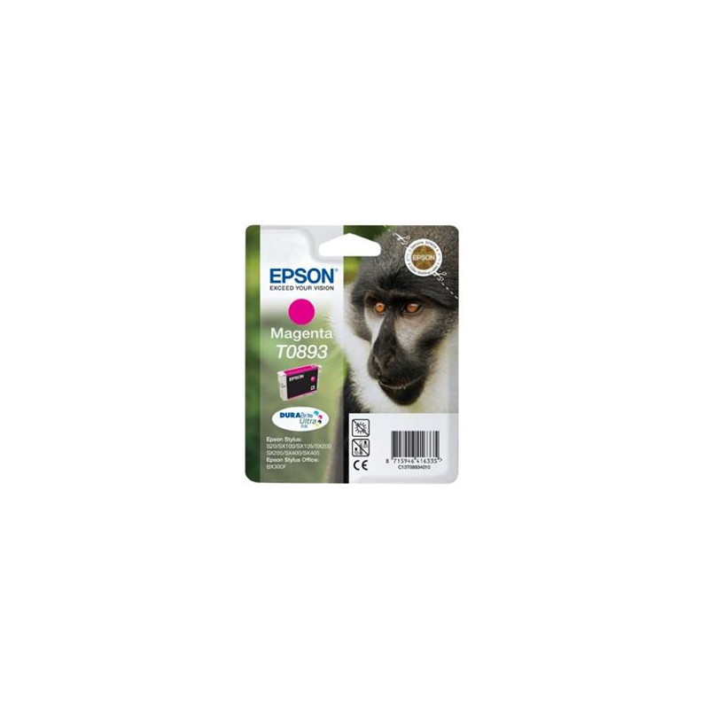 EPSON Magenta Ink Cartridge SX10x 20x 40x (T0893)
