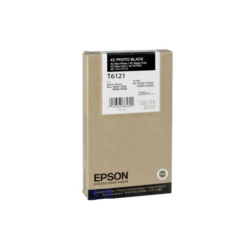 Epson T612 220ml 4C Photo Black