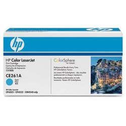 HP tlačová kazeta azúrová, CE261A