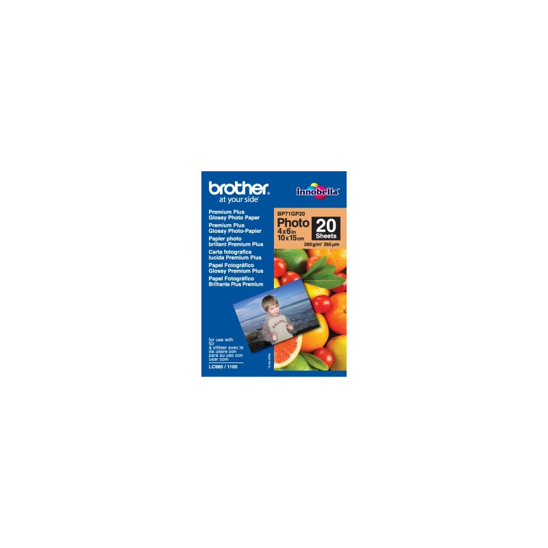 BP71GP20, 20 listov, 10x15cm Premium Glossy, 260g