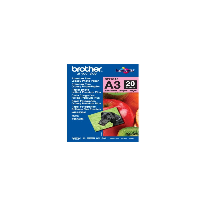 BP71GA3, 20 listov, A3 Premium Glossy, 260g