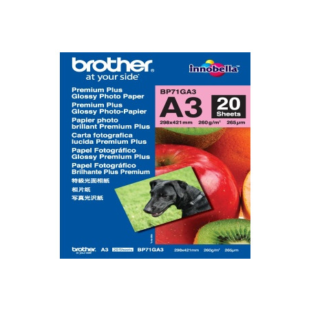 BP71GA3, 20 listov, A3 Premium Glossy, 260g