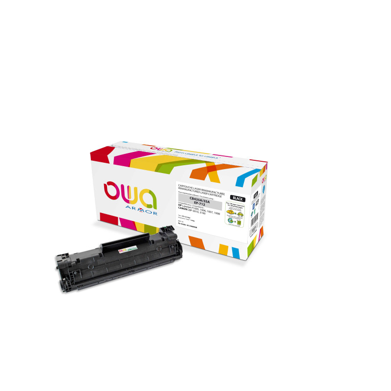 OWA Armor toner kompatibilný s HP P1005/1006, CB435A, 1500st, čierna/black