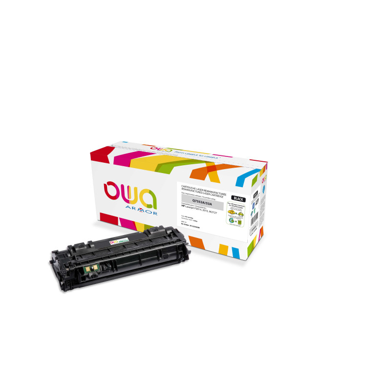 OWA Armor toner kompatibilný s HP LJ P2015, Q7553A, 3000st, čierna/black