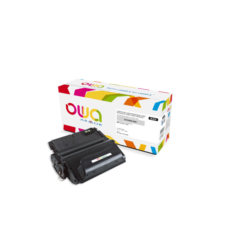 OWA Armor toner kompatibilný s HP LJ 4200, Q1338A, 12000st, čierna/black