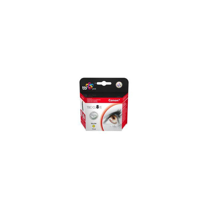 Ink. kazeta TB kompat. s Canon CLI-8Y 100% new