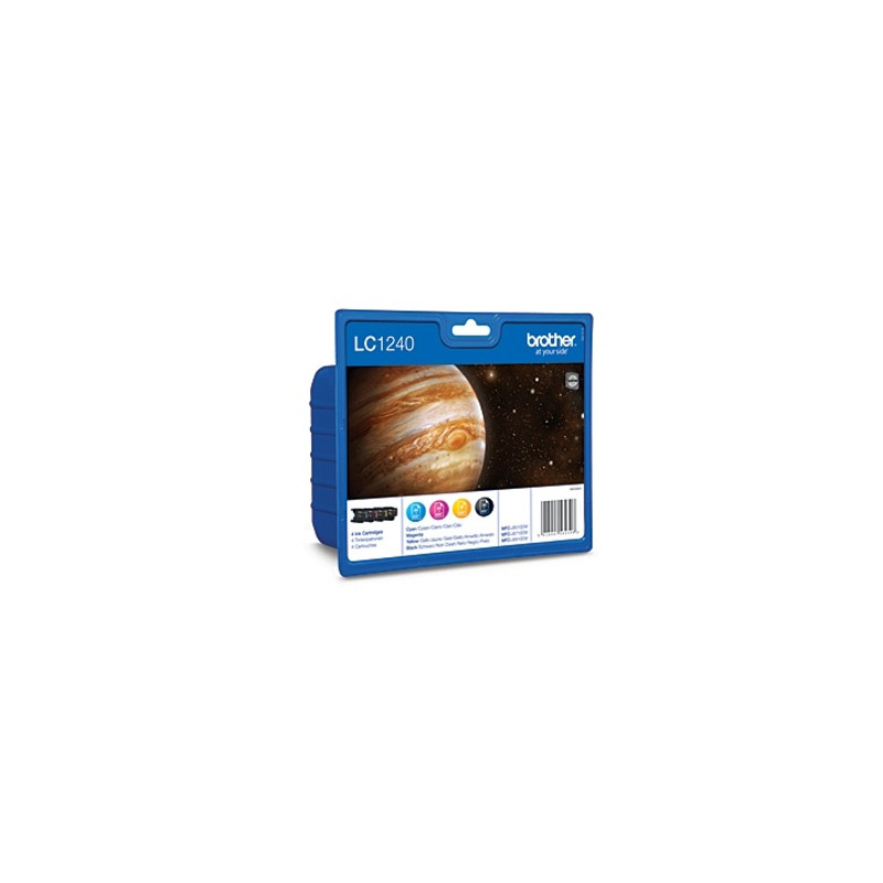 LC-1240VALBP (atrament multipack-čierna+tri farby)