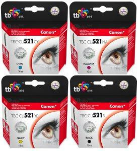 Multipack TB CMYK kompatibilný s Canon CLI-521