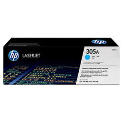 HP tlačová kazeta azúrová, CE411A